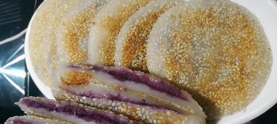 美味紫薯馅饼的制作方法（让您轻松做出酥脆甜美的小点心）