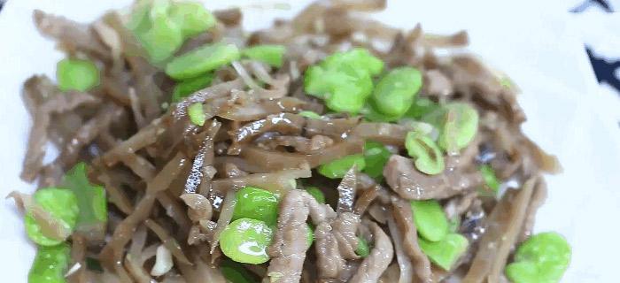 榨菜炒里脊，味道鲜美，健康美味。（家常菜谱，简单易学）