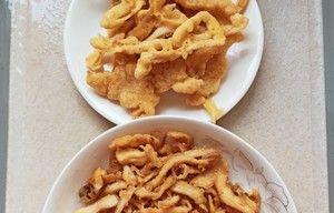 金花之香炸杏鲍菇（用三朵金花调味，美味可口）