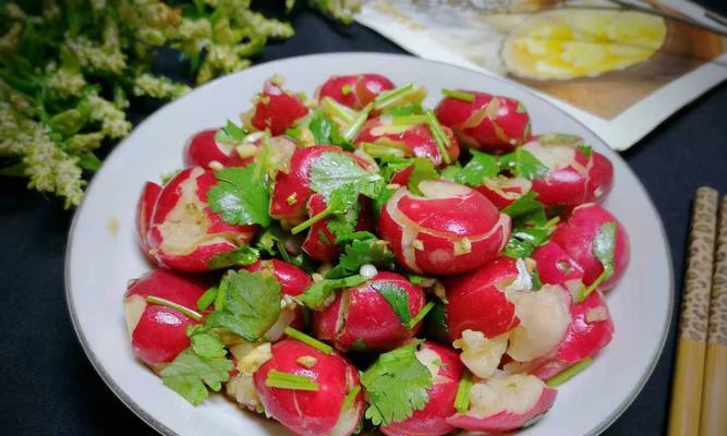 炸香菜根的做法（家庭美食）