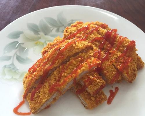 原味快手炸猪排，做法大公开（炸出脆皮金黄，肉质香嫩可口，让你忍不住一口接一口）