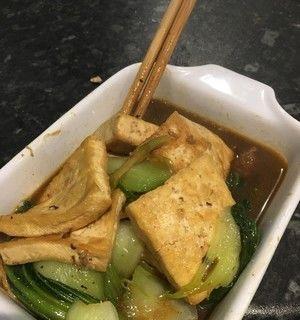 美味易做！油冒青菜豆腐（学会这一招，让你的餐桌多一份色香味俱全，健康又美味）