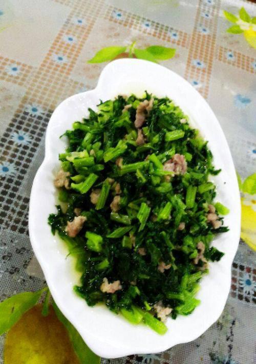 美食探秘——以雪里蕻拌黄豆（清爽口感，美味兼营养）