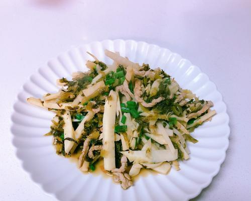 雪菜杂炒，一道下饭好菜（原料选购，制作要点和口感变化）