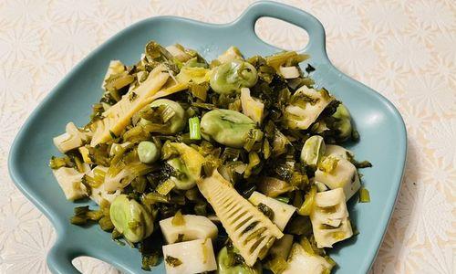雪菜杂炒，一道下饭好菜（原料选购，制作要点和口感变化）