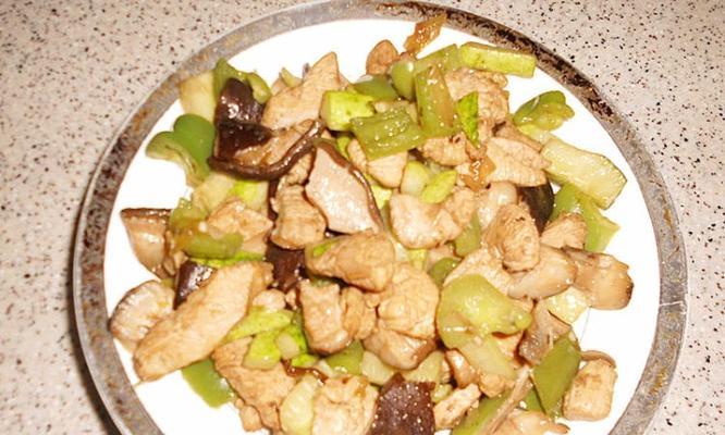香菇炒双笋，清爽美味一锅炒（做法简单）