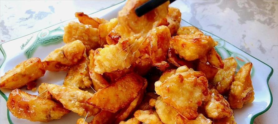 香脆黄金丝的制作方法（一口咬下去）