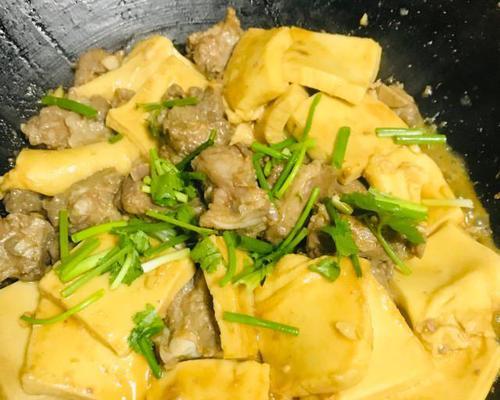 香葱拌五香豆片的做法（清爽美味）