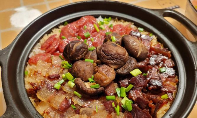 香肠腊味煲仔饭的制作方法（用香肠）