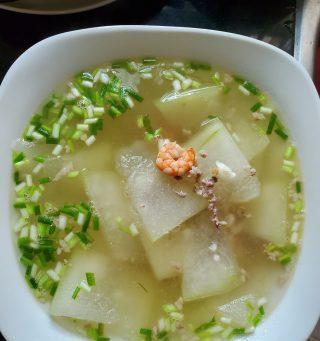 白贝虾仁冬瓜汤的制作方法（健康养生之道）