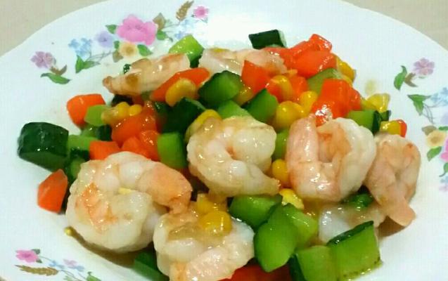 美食推荐——虾仁炒小黄瓜（清爽甘香）