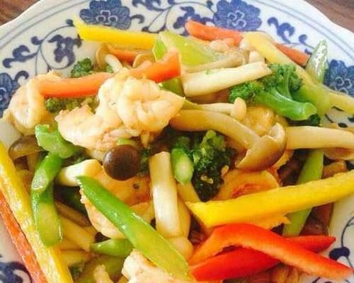 美味健康，以虾仁扒油菜的做法大揭秘（鲜美虾仁+清爽油菜=美味佳肴）