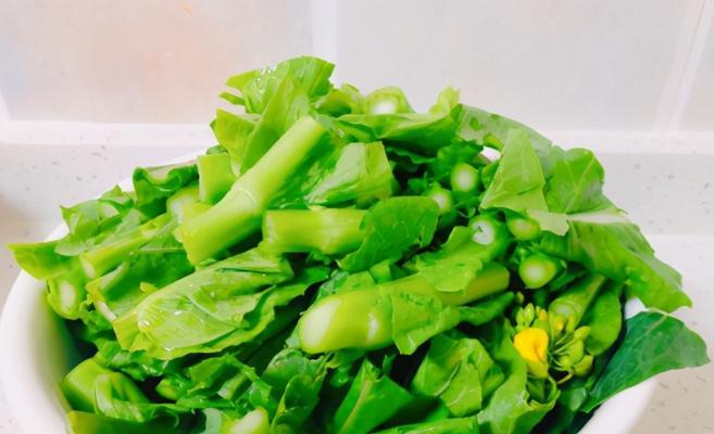 美味轻松做——虾米油菜薹（口感鲜美）