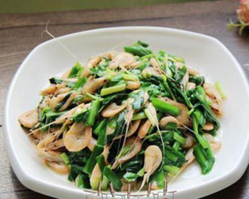 虾米炒韭菜，清爽美味的家常小菜（用鲜虾米提味）
