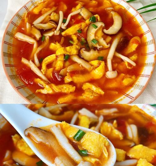 健康养生，以西红柿豆皮汤为主菜（家常美食）