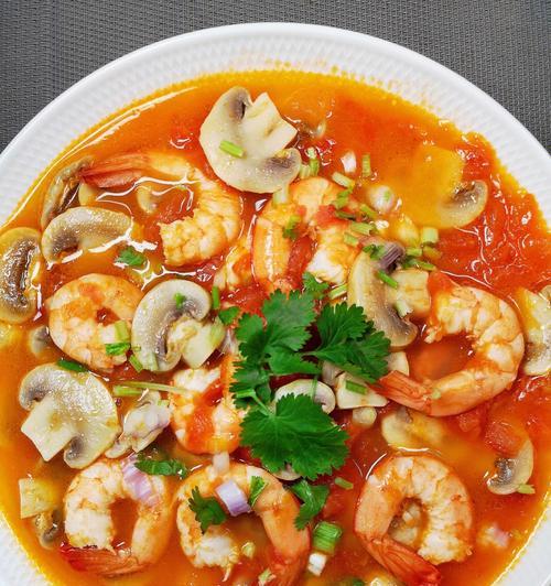 家常美食——西红柿豆腐虾仁汤（健康营养）