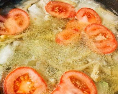 家常美味——西红柿冬瓜丸子汤（健康营养）