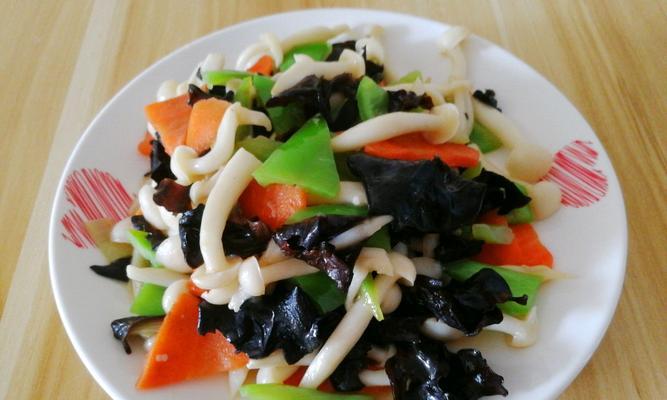豌豆白玉菇，清爽美味的素食佳肴（做法简单易学）