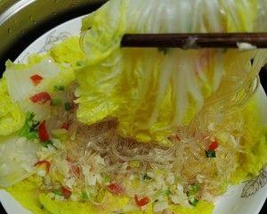 娃娃菜蒸粉丝，一道清爽美味的蒸菜（清新口感）
