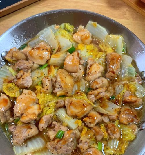 家常美食之娃娃菜肉片（营养丰富）