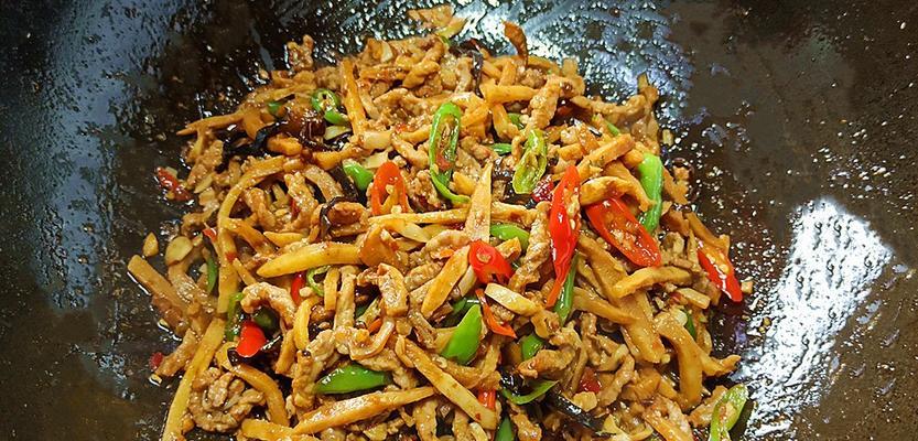 笋丝炒肉，美味又健康（以笋丝为主料的美味佳肴）
