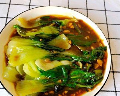 清爽美味的蒜香小青菜（以小青菜为主角的快手菜）