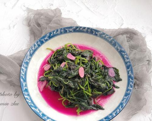 蒜香苋菜玉米饼的制作方法（口感香脆）