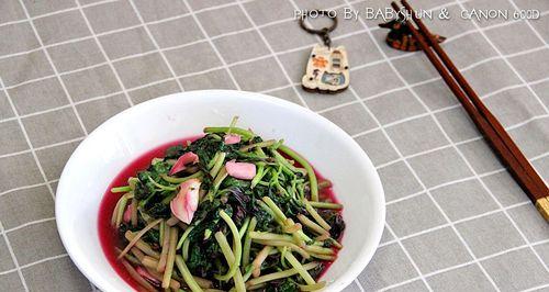 蒜香薯叶的做法（家常美食）