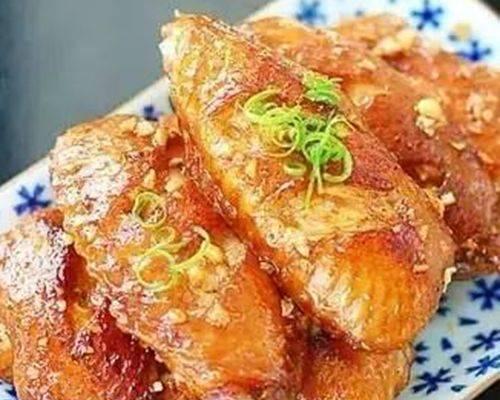 蒜香烧烤黄花鱼，美味无比（香气四溢）
