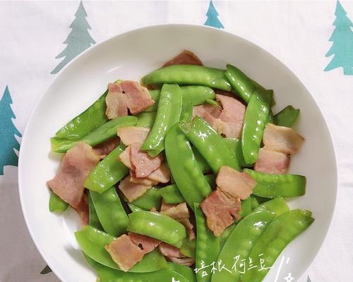 蒜香培根荷兰豆的做法（美味又健康）