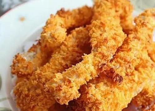 口感爽口的蒜香鸡柳（用简单食材）
