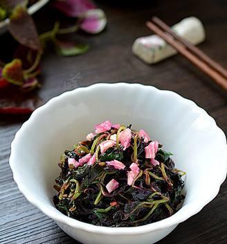 蒜味拌觅菜，清爽美味（香气四溢）