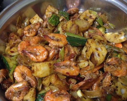 素食干锅虾，健康美味不可错过（以豆腐代替虾肉）