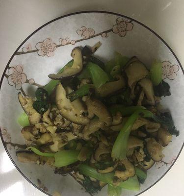 健康素食之炒油菜（用油菜花滋养身体）