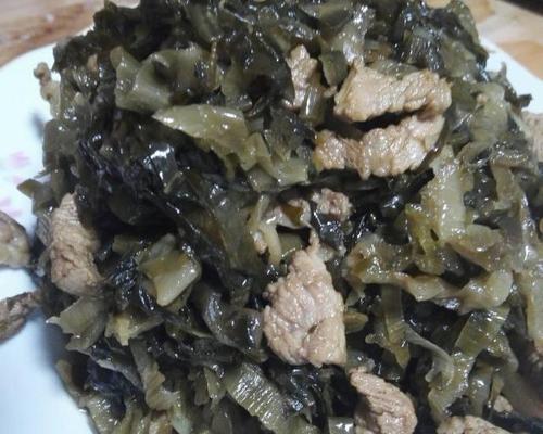 素食炒雪里红，味道好身体好（学会这道简单健康的素菜）
