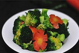 健康美味以素炒西蓝花（简单易学营养美食）