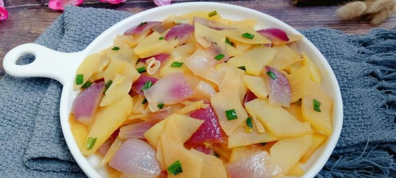 美味素菜炒法大揭秘（以素炒土豆洋葱青椒丝为例）