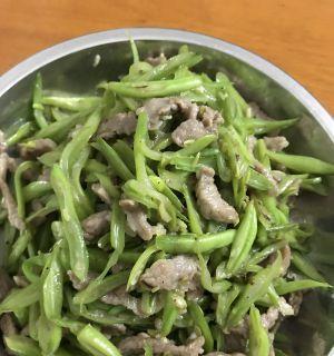 瘦肉炒四季豆（家常做法）