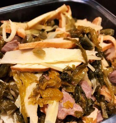 冬笋肉丝咸菜的鲜香美味（以时令菜为主打）