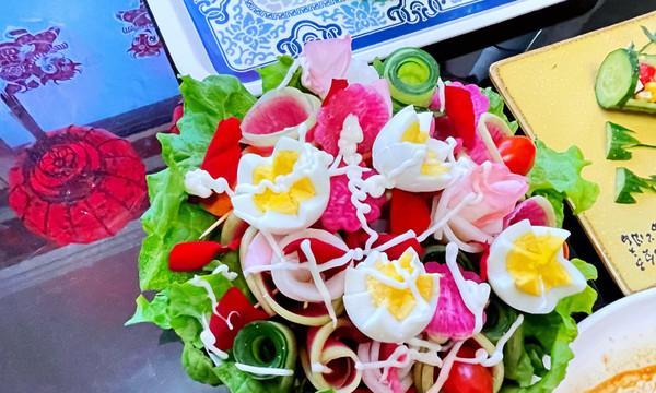 圣女果郁金香母爱版的制作方法（一份满满的爱心）
