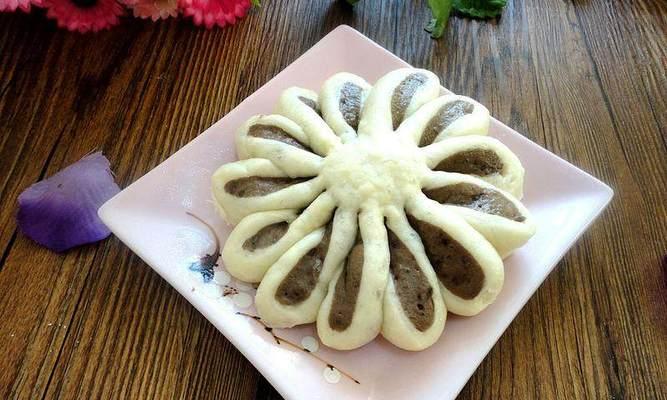 三色菊花馒头，做法大全（手工制作）
