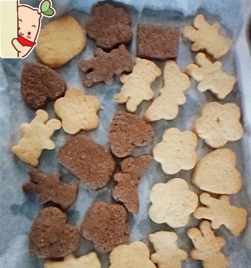三色黄油饼干的制作方法（口感酥脆）