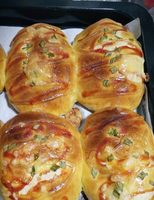 三色車輪麵包的制作方法（轮廓分明的美味）