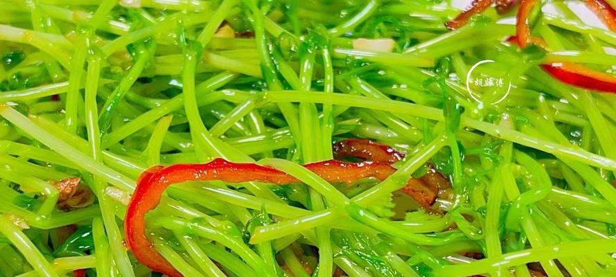健康美味润肠豌豆叶鸡蛋汤（以豌豆叶为主料）