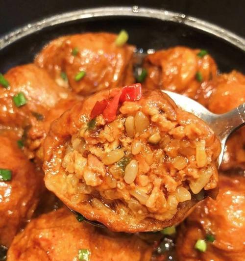 用肉为面筋“点缀”出美味——以肉镶油面筋的做法（肉质鲜美）