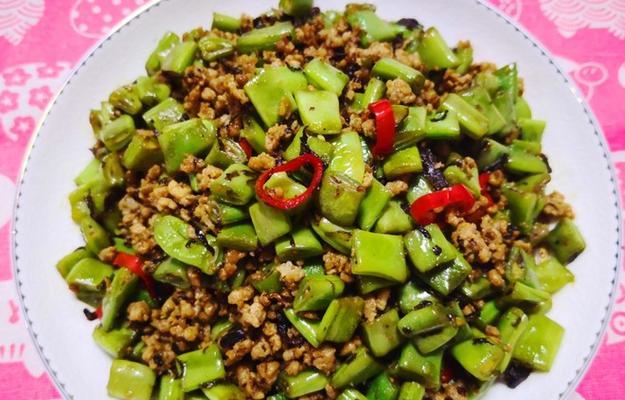 肉香四季豆，口感爽脆美味多汁（用最简单的方法）