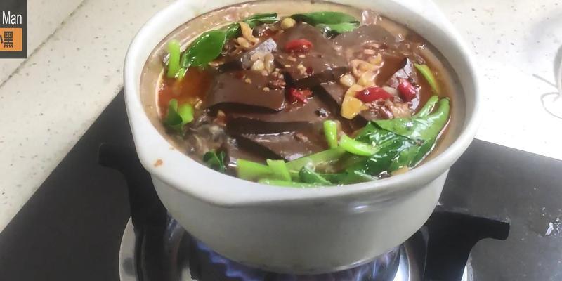 鸭血粉丝煲的做法（重庆美食）