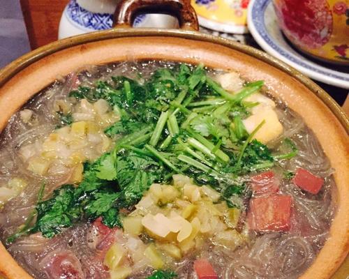 鸭血粉丝煲的做法（重庆美食）