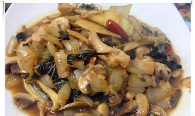 芸豆蘑菇小炒的做法（做一道营养美味的素食佳肴）