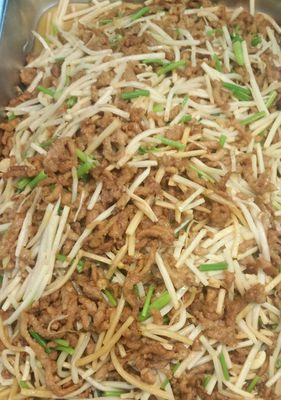 美味可口的银芽肉丝制作方法